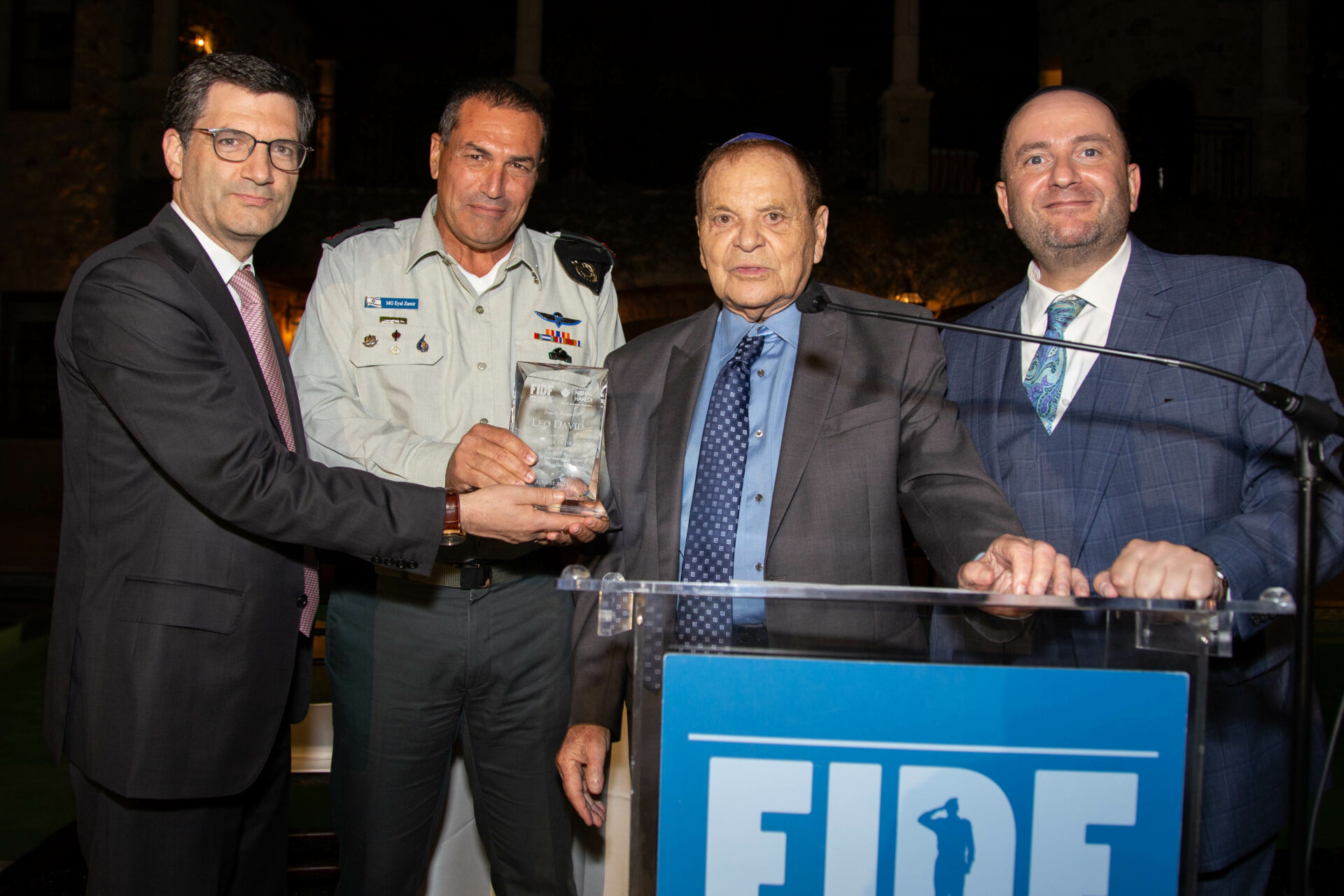 Netzah Yehuda Battalion Honored In Los Angeles FIDF